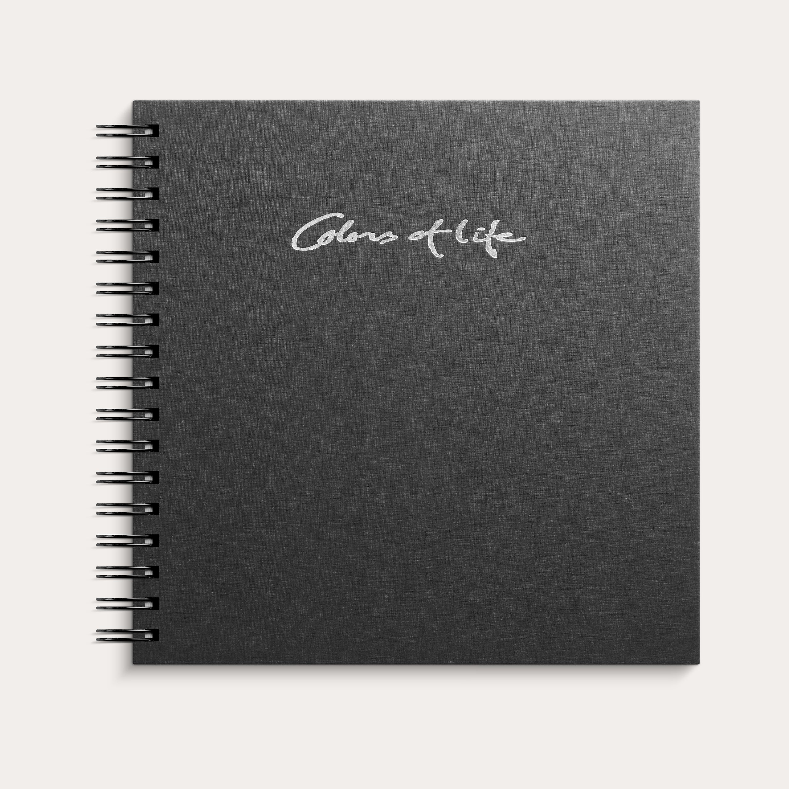 Photo album Colors of Life black 240x230 mm