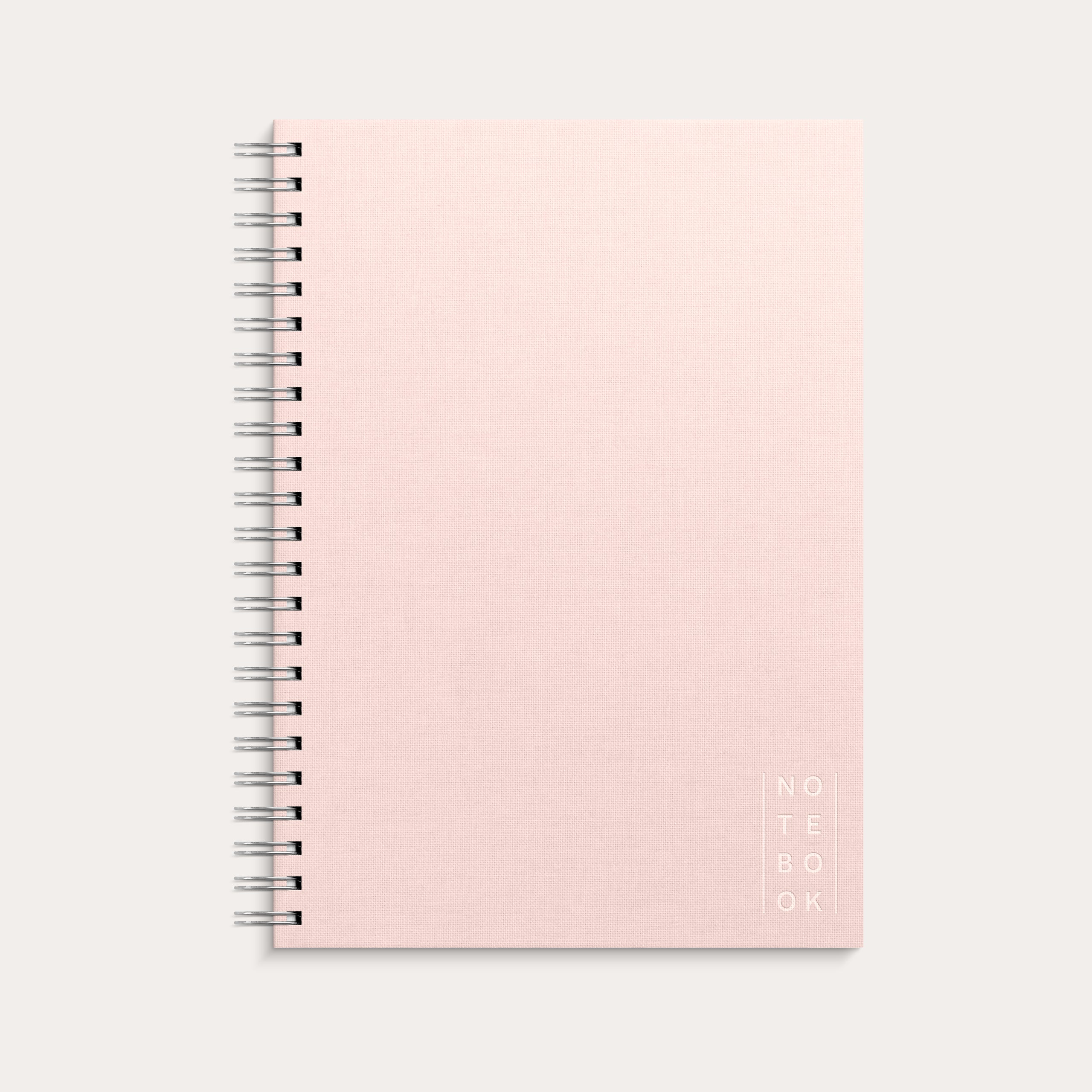 Notebook Textile pink lined A4