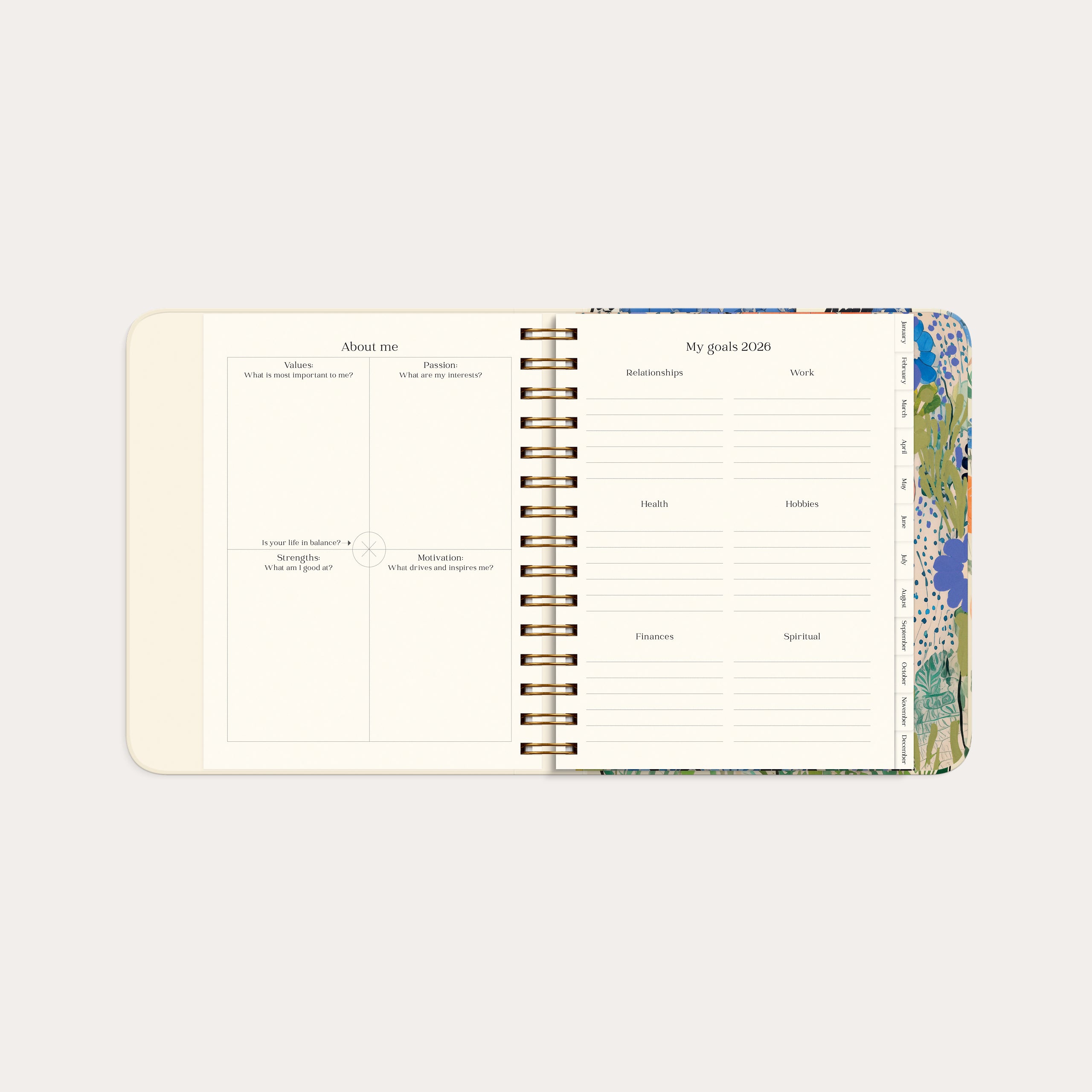 Kalender 2026 Life Planner Style