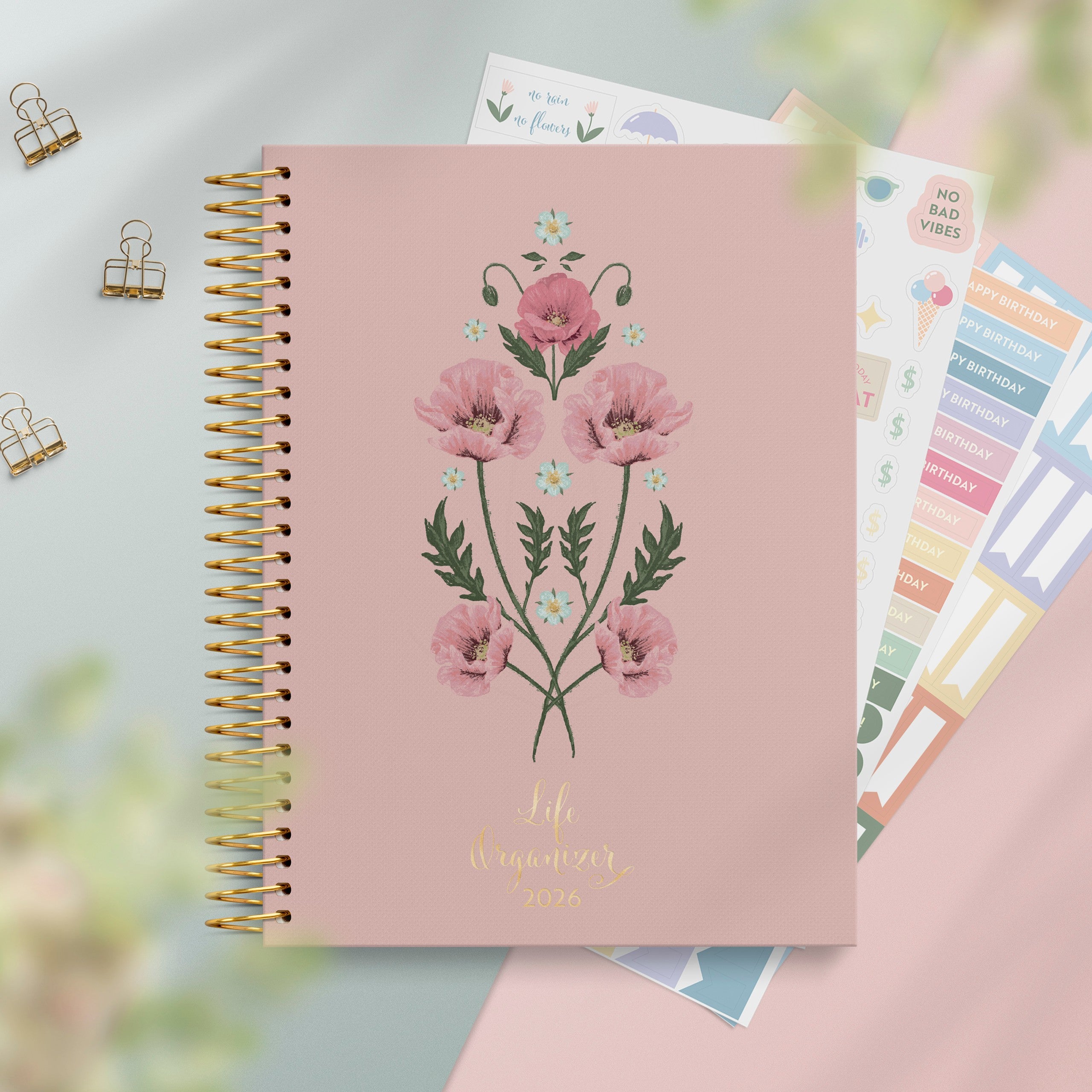 Life Organizer C5 blomster 2026