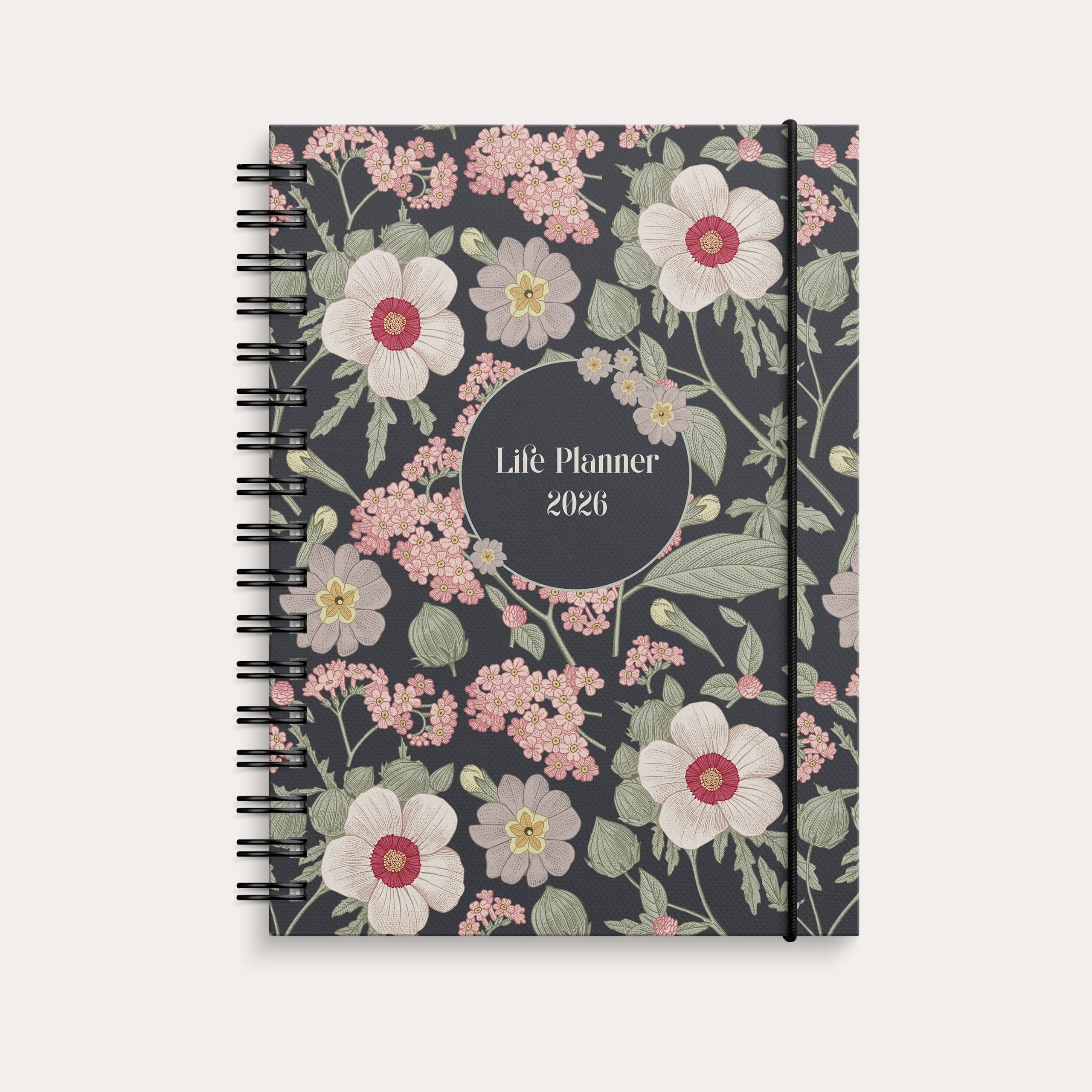 Life Planner Floral A6 2026