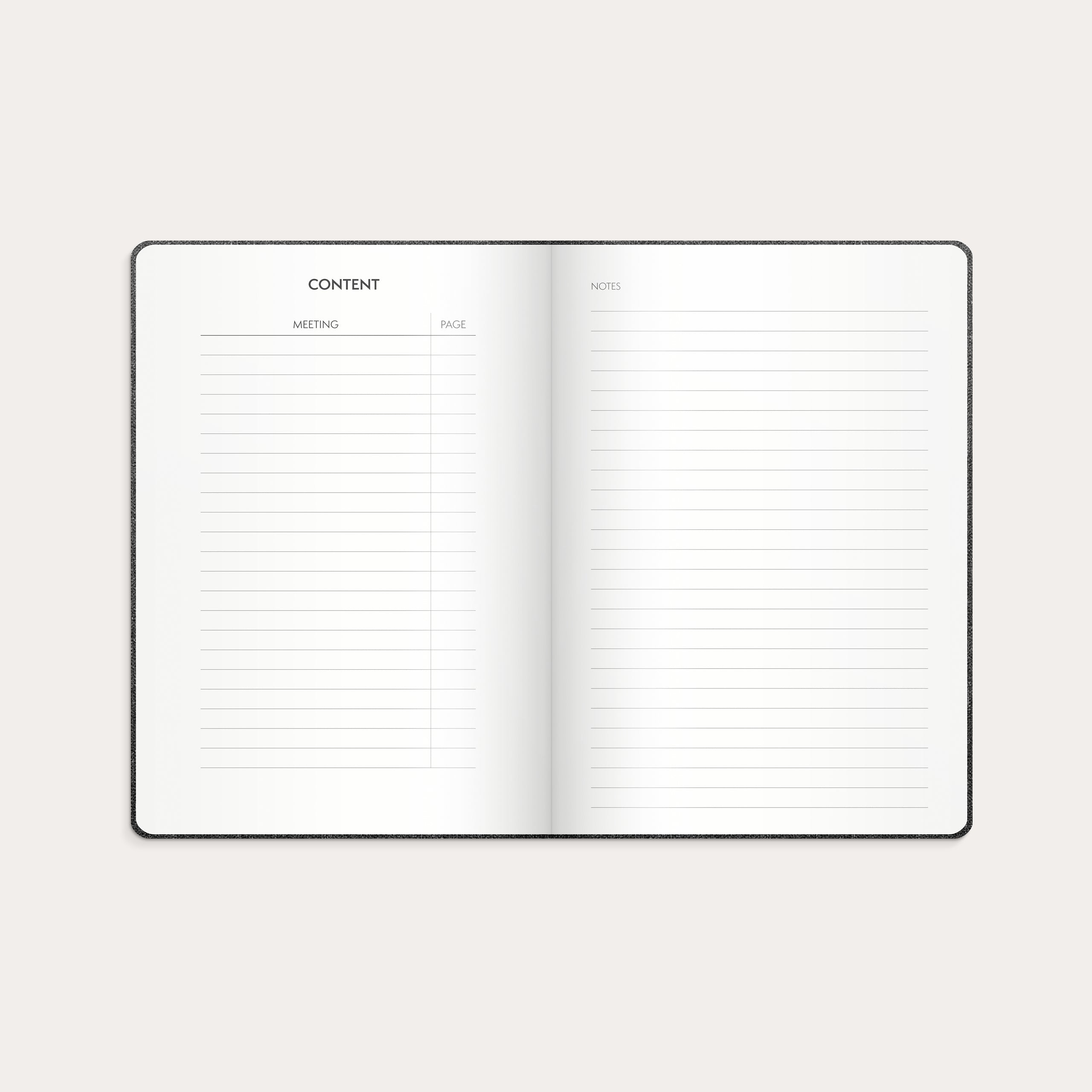 Meeting Journal A5 sort