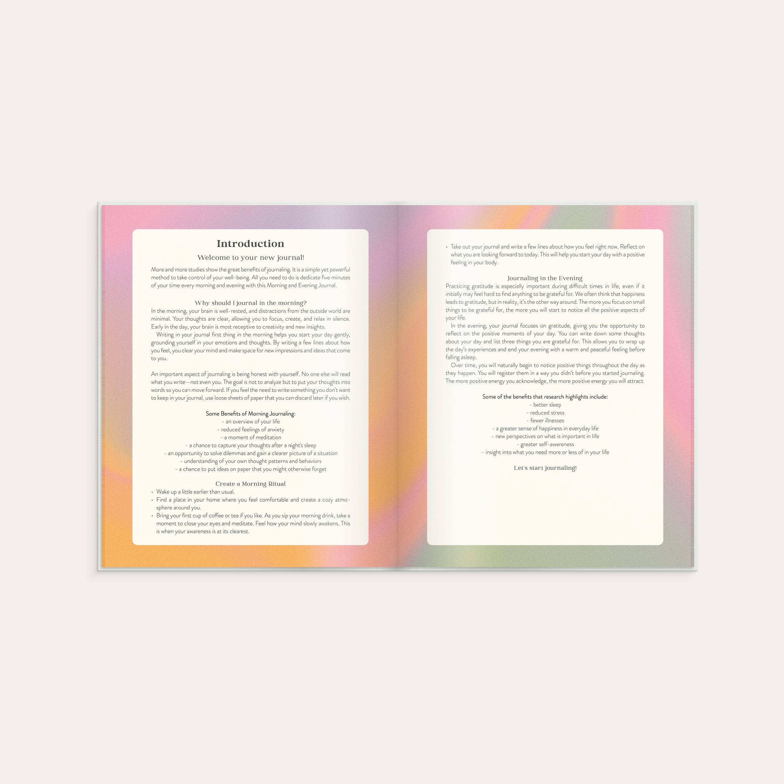 Morning & Evening Journal