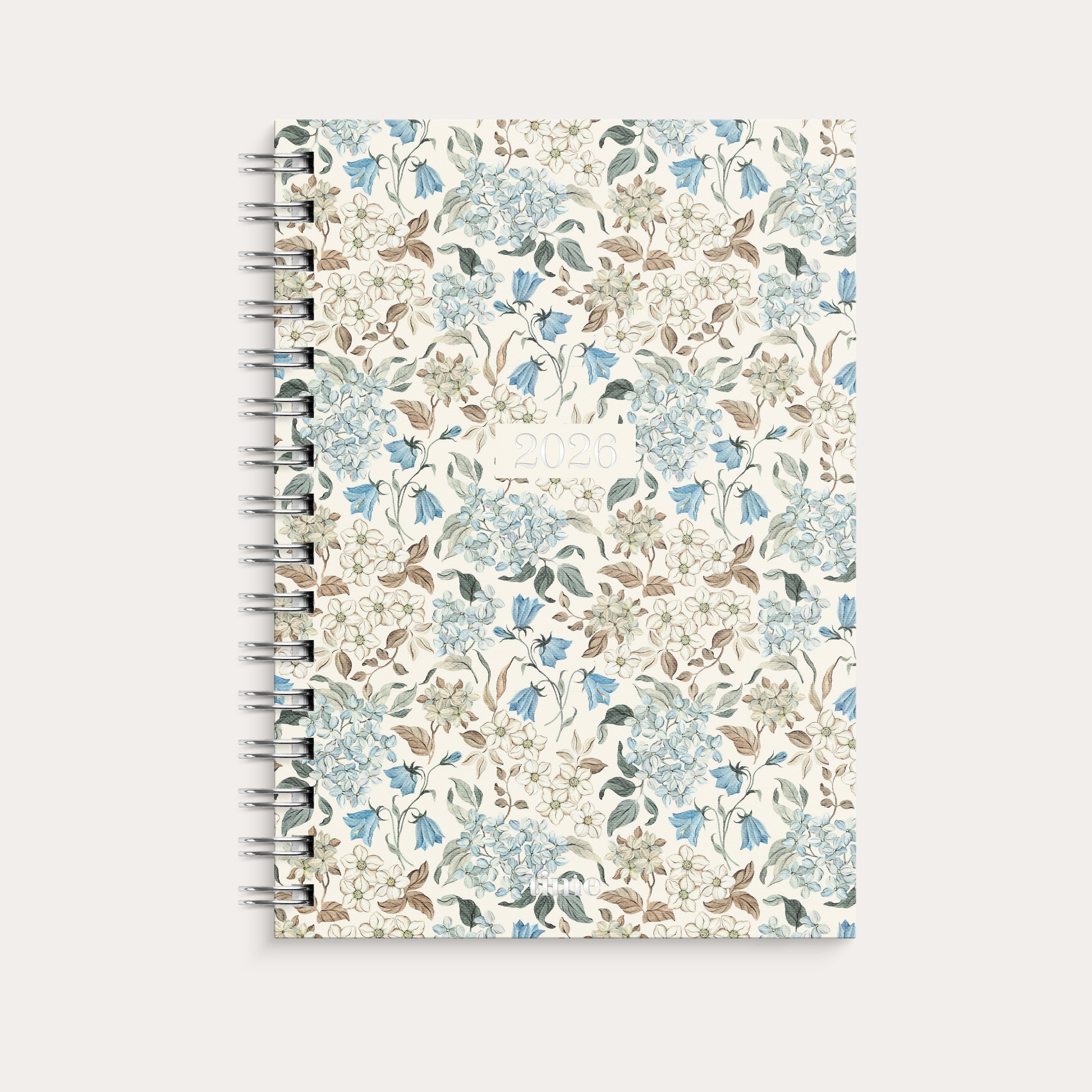 Dagbok 2026 Time A5 Blomst