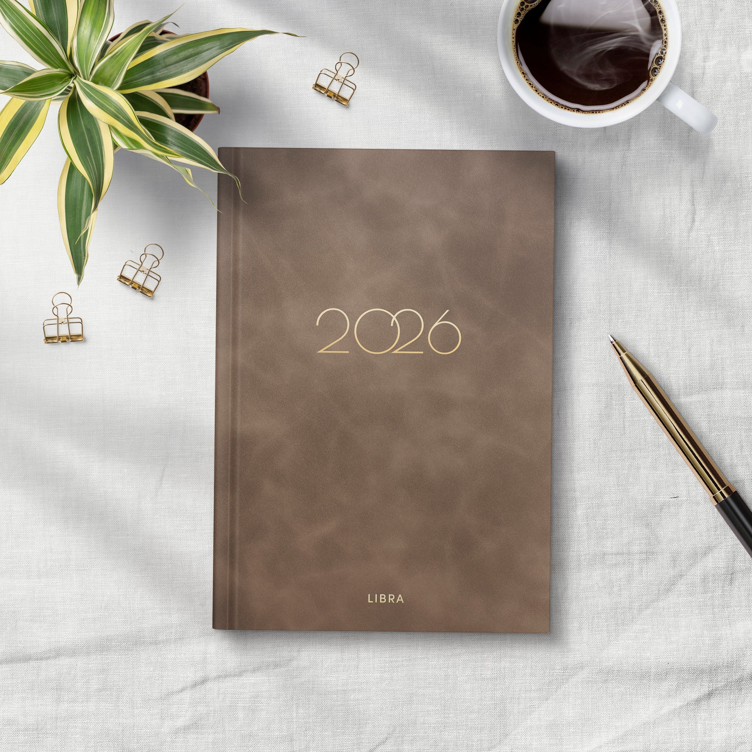 Dagbok 2026 Libra Colore Brun