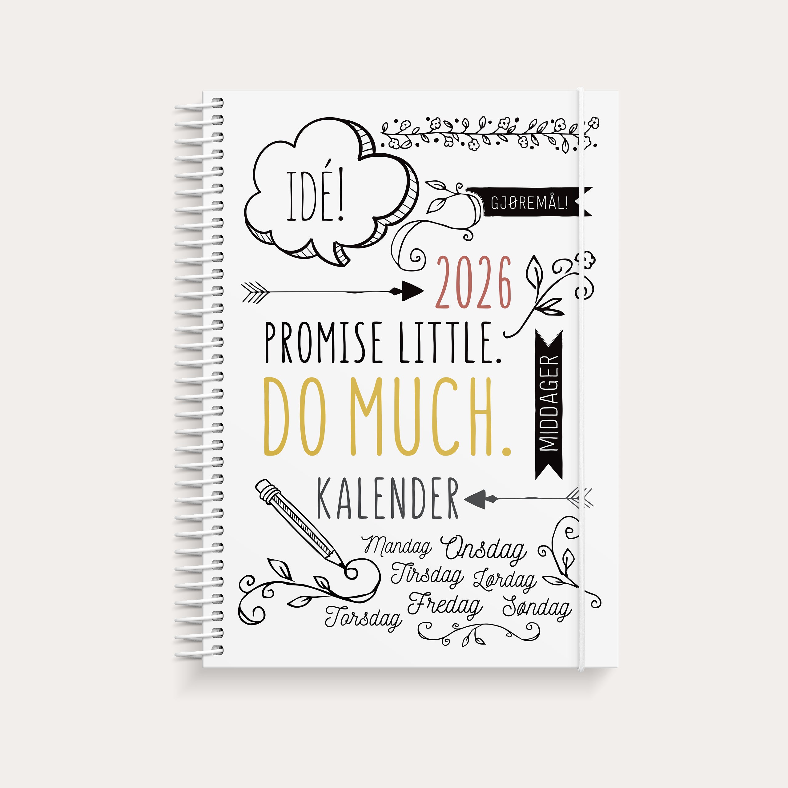Kalender Doodle 2026 A5